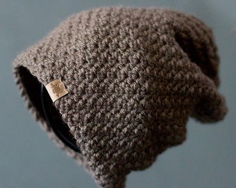 Crochet Slouchy Hat PATTERN Voyager Slouchy Crochet Hat Pattern Includes 6 sizes