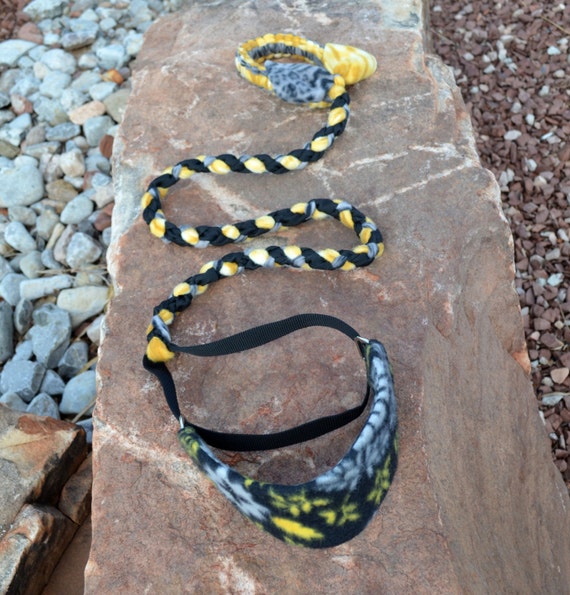 dog agility leash braided fleece leash and collar leash for