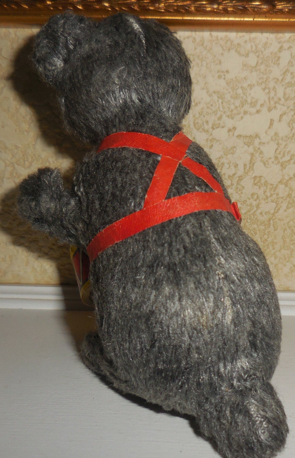 Vintage Wind Up Drumming Marching Band Drum Playing Bear