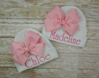 Newborn, baby girl coming home, baby, hat, baby's first hat, Personalized, NAME, custom, embroidered, hospital hat, baby hat, beanie