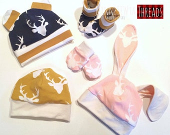 Baby Basics PDF sewing pattern HAT mittens BOOTIES