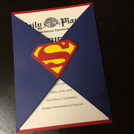 Superman Invitation Ideas 3