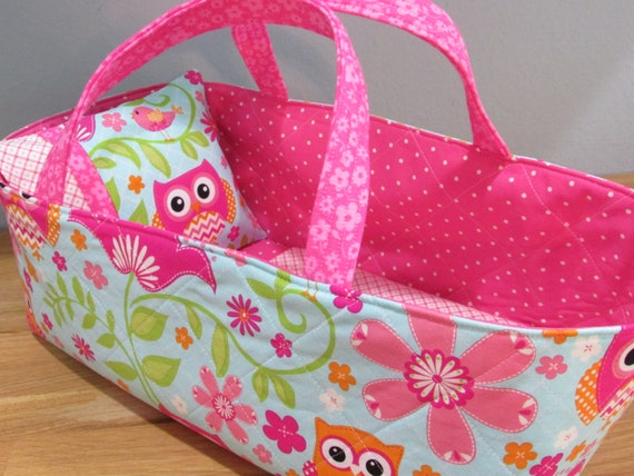 Doll Carrier Bitty Baby Size Bird and Owl