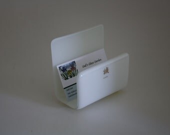 Fused Glass Business Card Holder