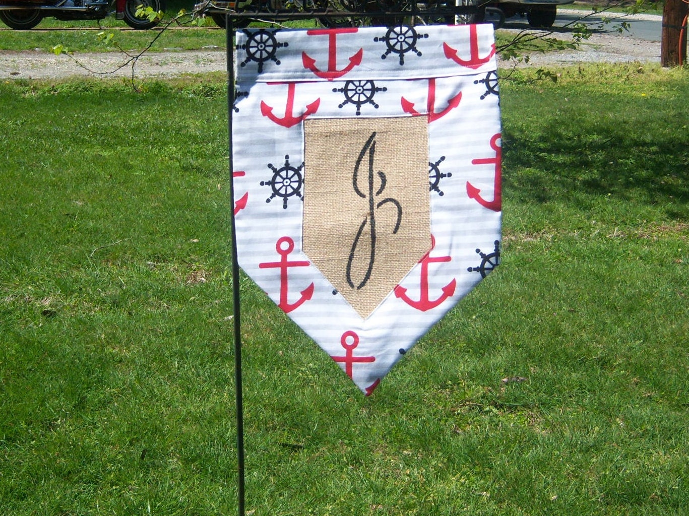 Nautical Garden Flag