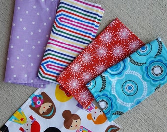 Lunch box cloth napkins- the super girls set