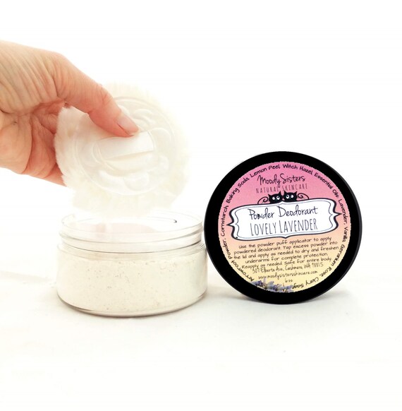 Lavender Organic Deodorant Powder Body Powder Deodorant All