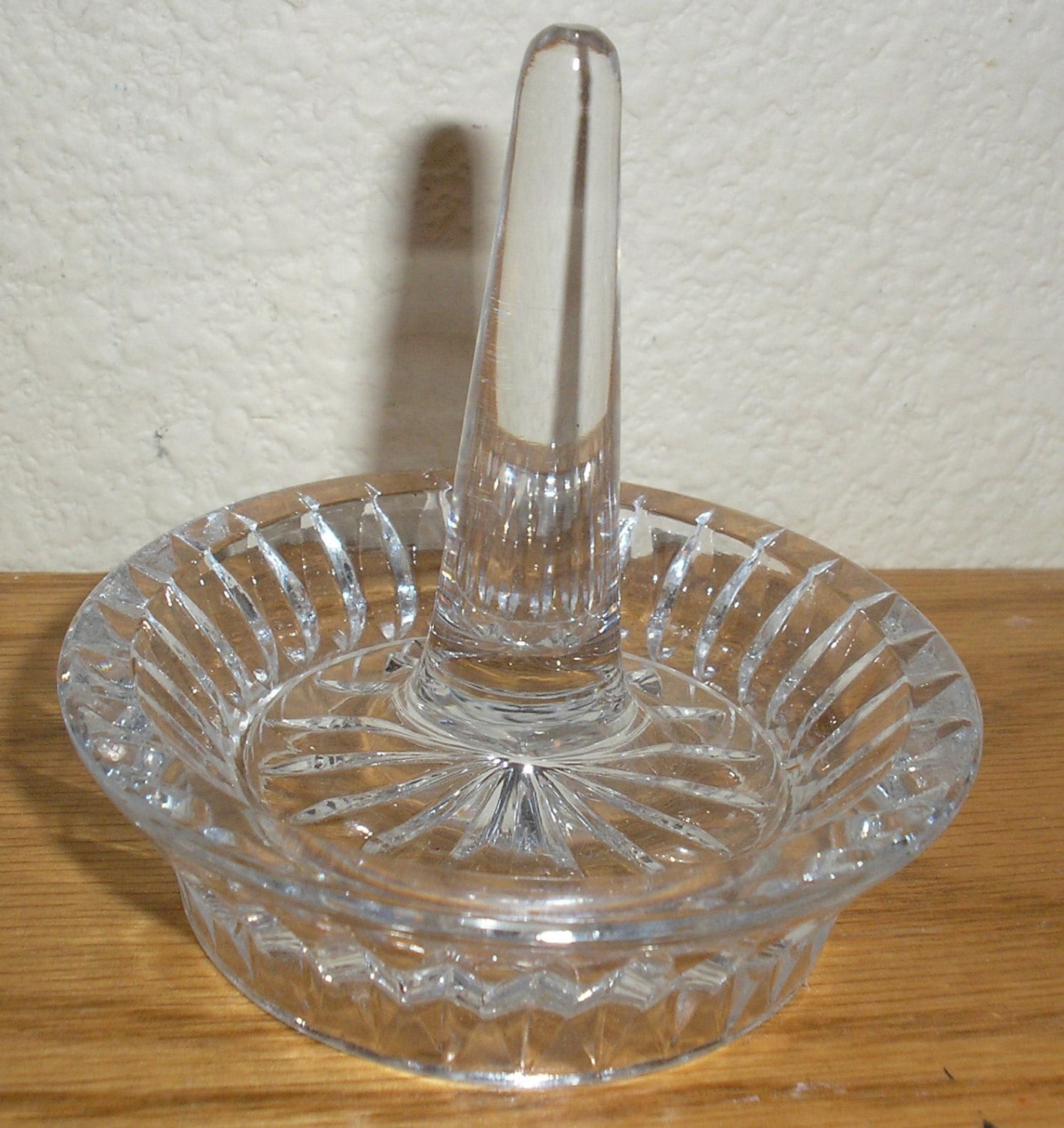 Waterford crystal round ring holder by jeaniesrosepatch6 on Etsy