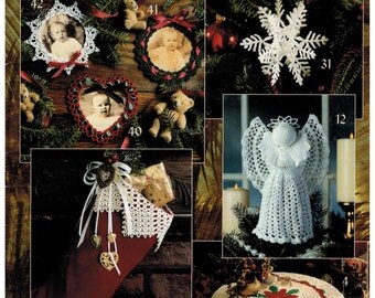 Leisure Arts Leaflet 2941 Our Best Christmas Thread Crochet - Angles, ornaments, coasters, frames