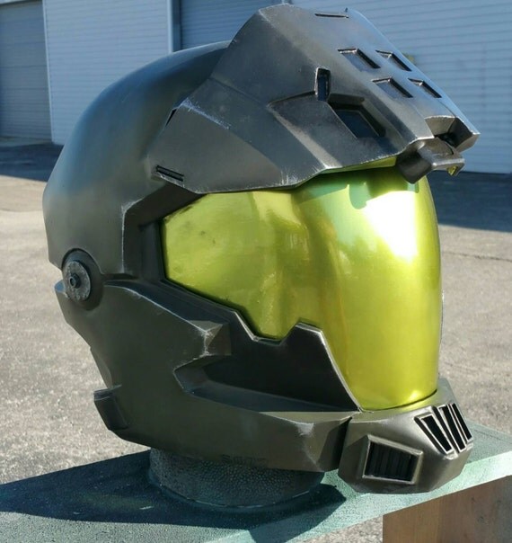 Custom Halo Reach Pilot Helmet - Your choice of body color - Wearable