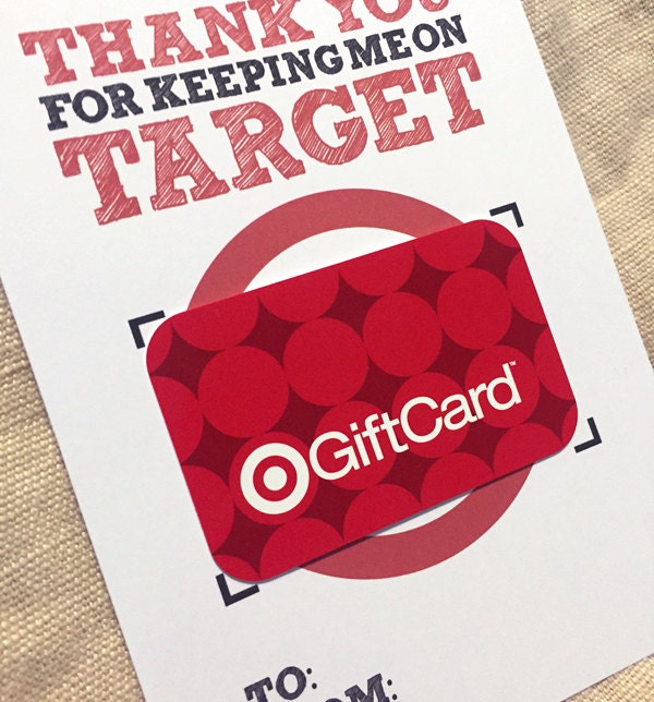 Teacher Gift 5x7 Thank You for Keeping Me on Target