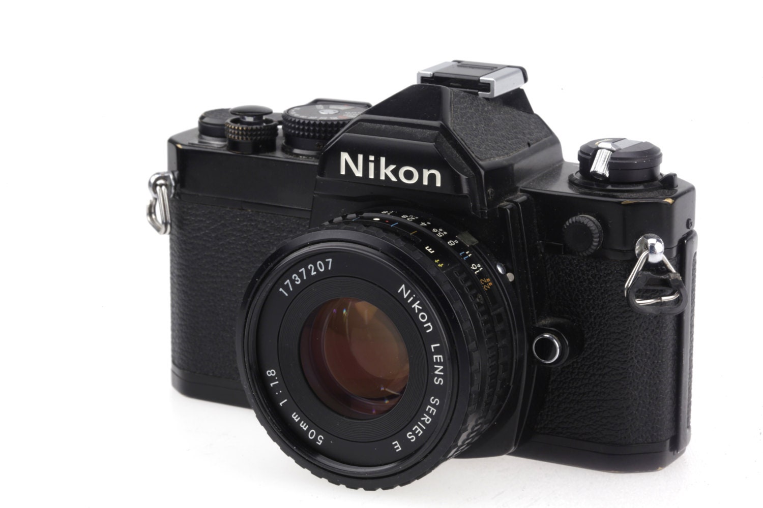 Nikon FM Black With The Nikon Series E 50mm by fcollectables