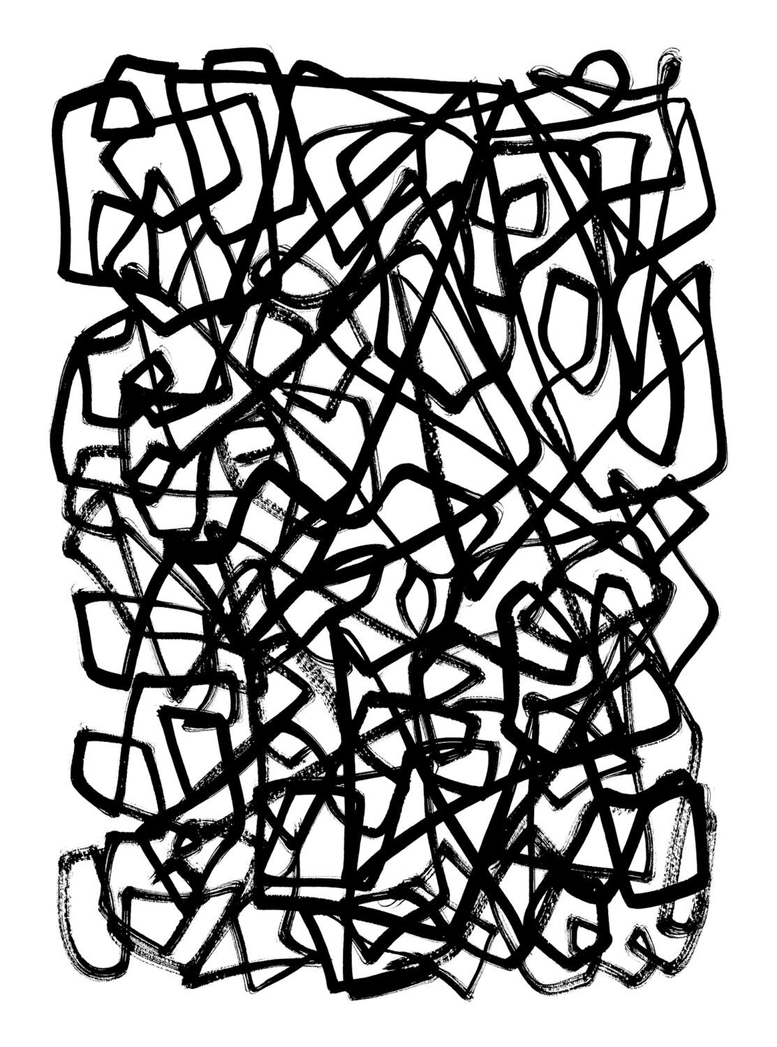 Random 7 Print 18 x 24 Limited Edition of 20 by kimjohnsonstudio