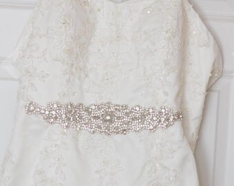 rhinestone bridal sash, rhinestone bridal belt, rhinestone applique, wedding sash belt, wedding sash rhinestone, wedding sash, bridal belt