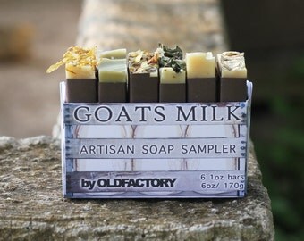 Artisan Raw Goats Milk Soap Sampler made with Texas Inspired Essential Oils