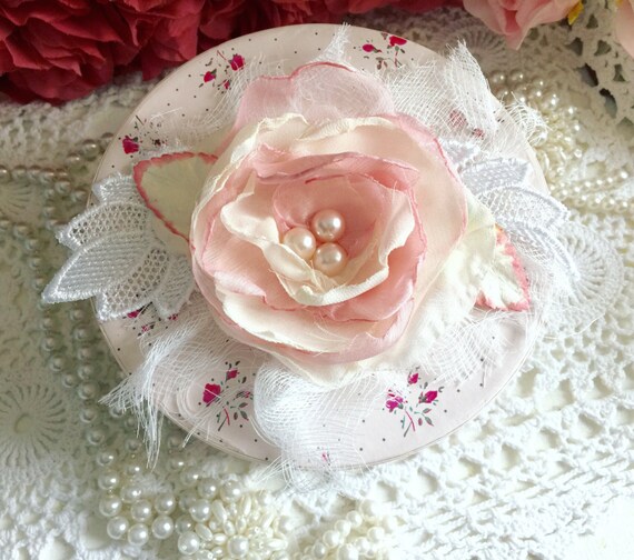 Shabby Chic Wedding Box Blush Box Handmade Flower Box