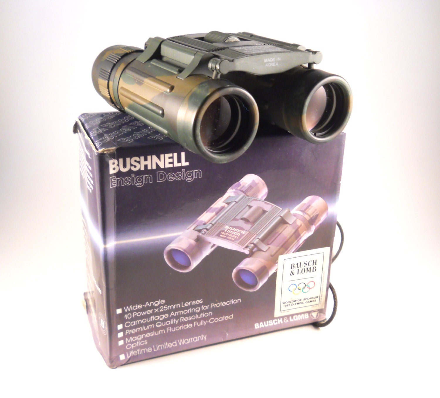 Bushnell Ensign Power View 10X25 Camouflage Binoculars Boy
