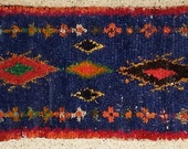 FREE SHIPPING WORLDWIDE TT22242 vintage boucherouite rug, moroccan rugs , rag rug, berber tribal art, morocco carpets, wall art