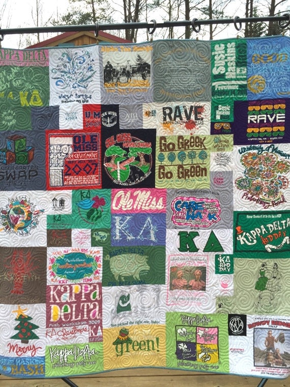 sorority tshirt quilt