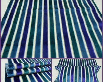 Robert Allen-- Upholstery Fabric- Neo Stripe - Cut Velvet - pc 26"x26"