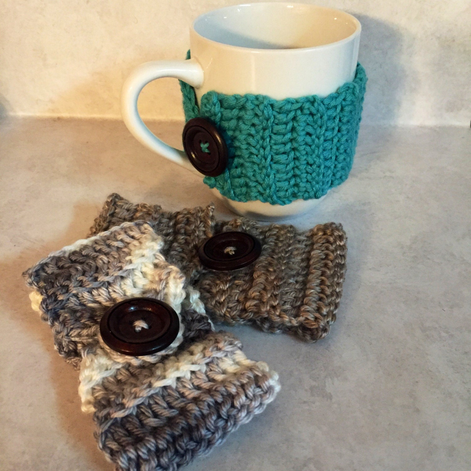 Crochet Tea Cozy Coffee Cup Sleeve Coffee Sleeve Mug Cozy