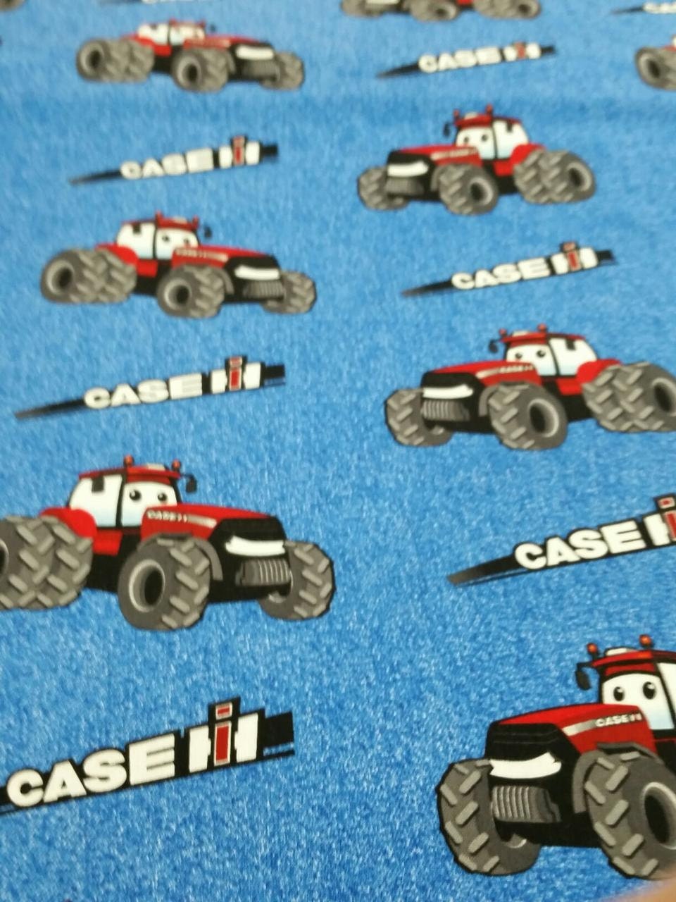 Licensed Case Tractor Quilt Fabric By The Yard