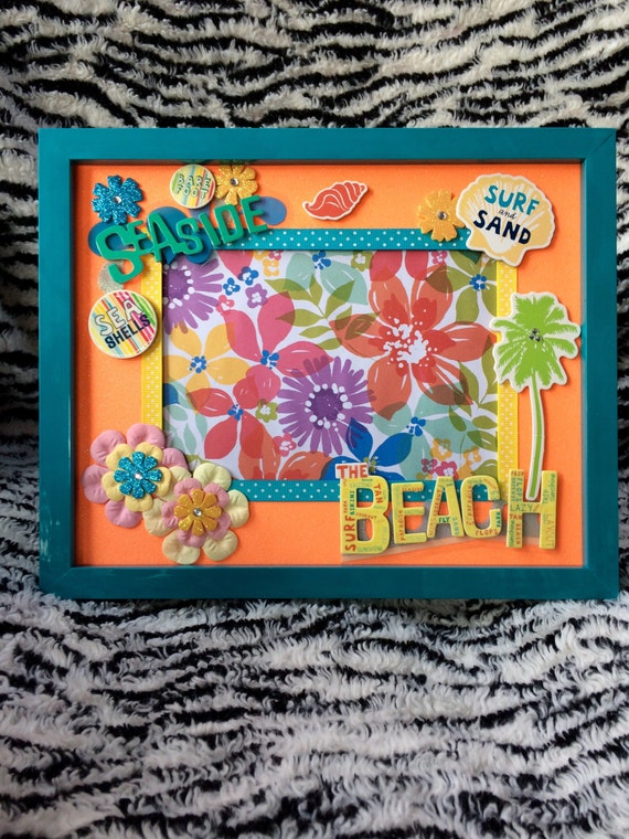 Surf & Sand8x10 Beach Themed Picture Frame w/ 5x7 matte