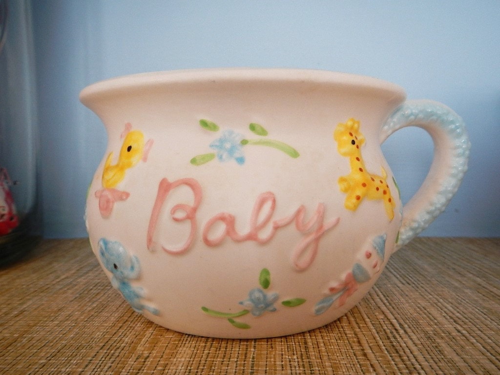 Vintage Napcoware Napco Ceramic Pottery Made in Japan Baby Cup