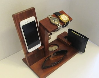 Docking Valet | Docking Station Men | Docking station Wood | Docking station organizer |