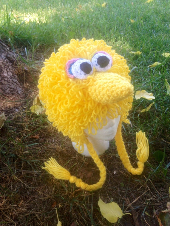 Items similar to Big Bird Loop Crochet Hat on Etsy