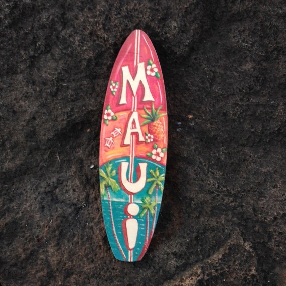 Oahu Maui Surfboard Beach Tropical Hawaiian Wall Decor   Il 570xN.1052164420 S7o8 