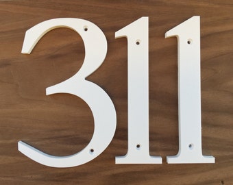4 inch Traditional House Numbers Letters