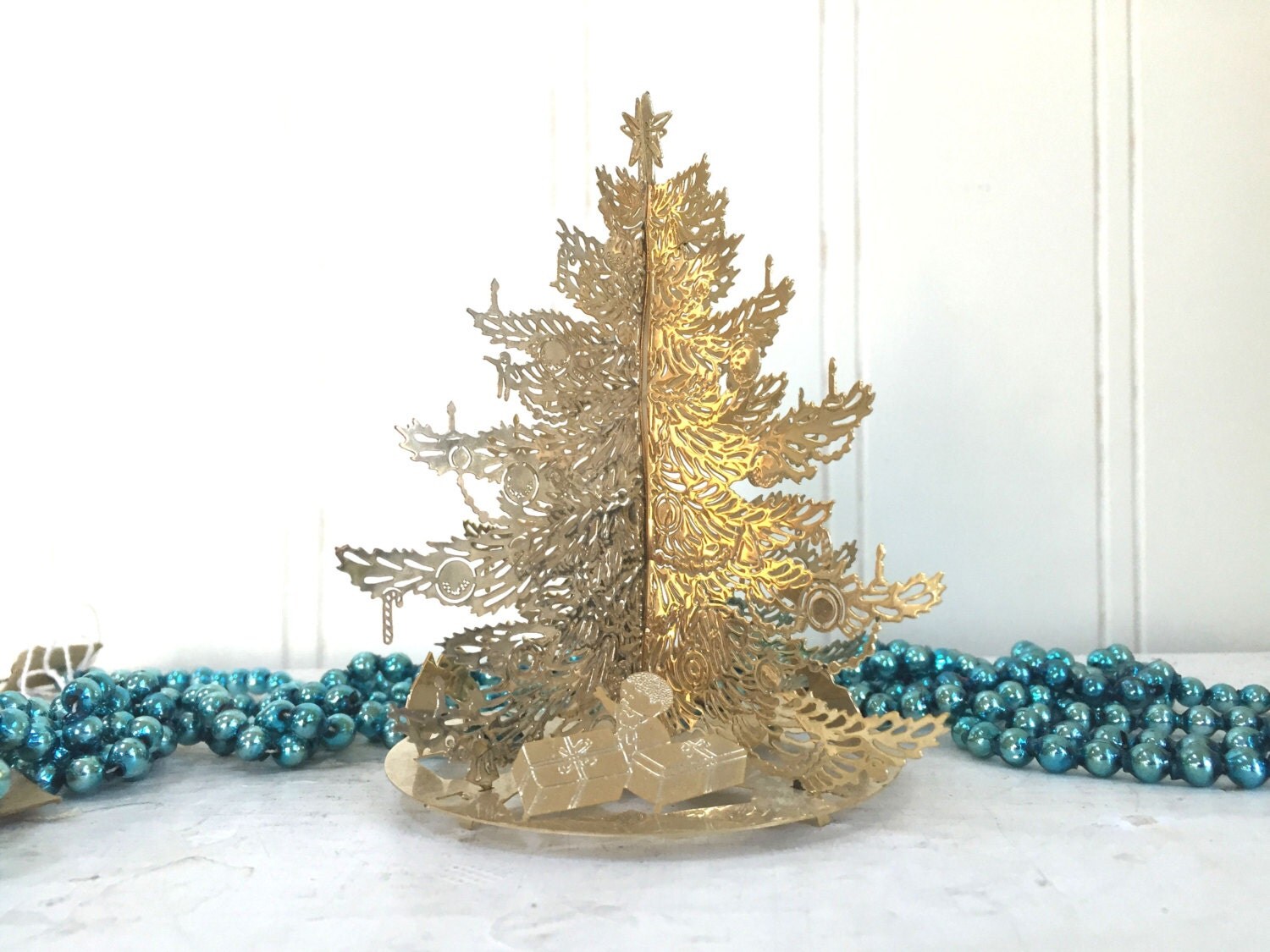 cuthbertson christmas tree original metal gold by iwantvintage cuthbertson christmas tree original metal gold by iwantvintage