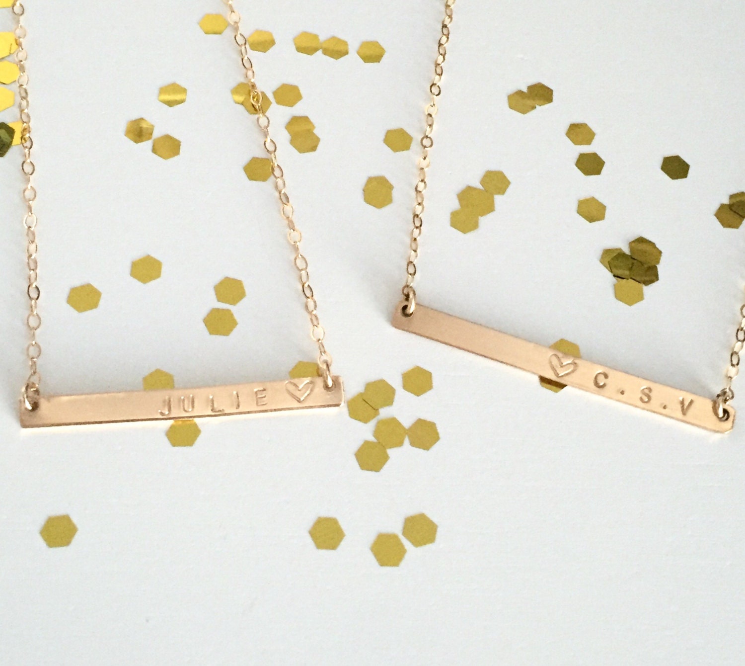 Custom Name Necklace Gold Name Plate Necklace Personalised