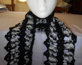 X-LONG LACY SCARVES to fit under your coat.