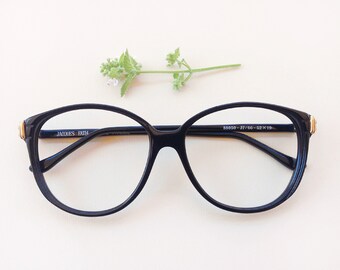NINA RICCI glasses / Vintage 70s pearl gray frames / by Skomoroki