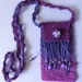 beaded cell phone purse