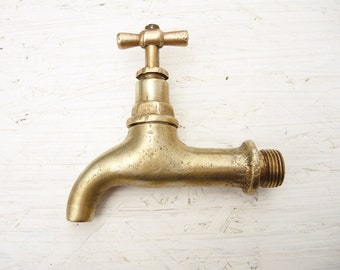Antique Brass Water Faucet - Home Decor - Small Brass Water Faucet
