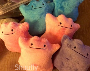 Pokemon inspired Little Ditto plush