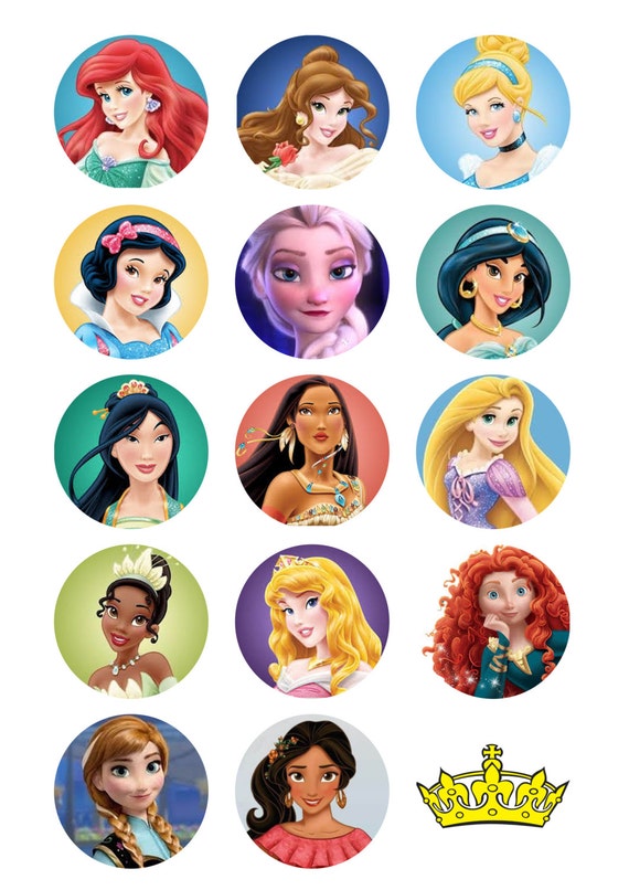 It is a picture of Shocking Disney Princess Cupcake Toppers Free Printable This is a graphic of Shocking Disney Princess Cupcake Toppers Free Printable