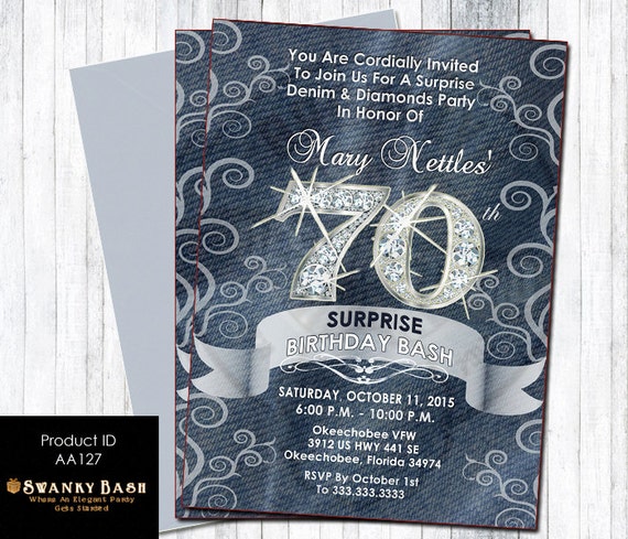 Denim Party Invitations 8