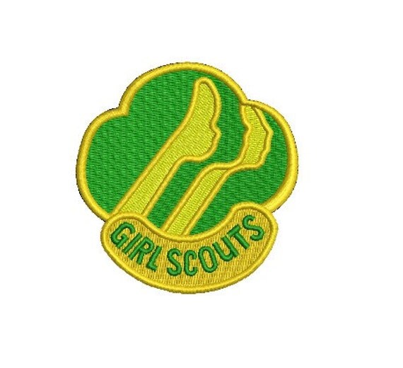 vintage Girl scouts vintage embroidery design