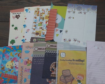 Kawaii stationary, lettersets, cute lettersets, kawaii