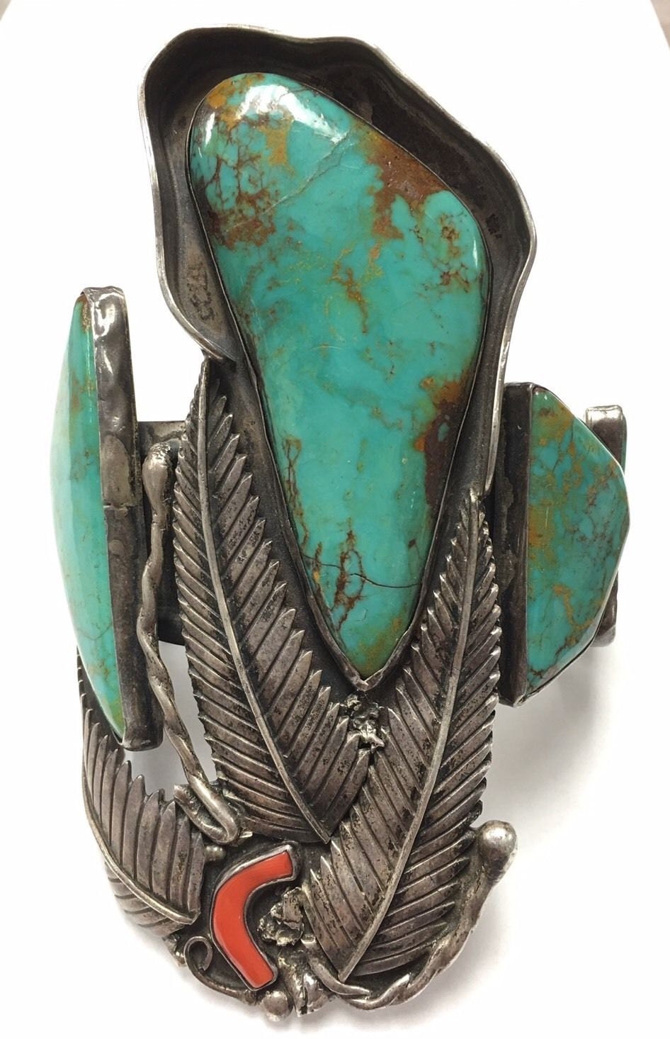 267GSigned Antique Native American Zuni by