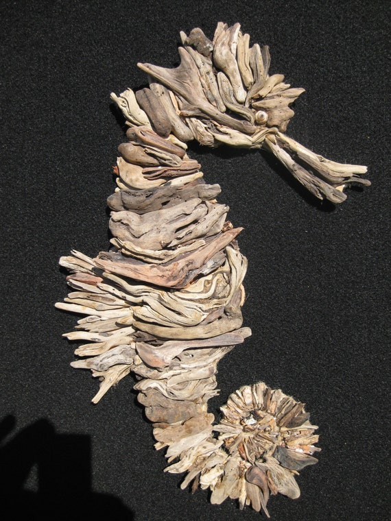 Beautiful Driftwood Seahorse by SCHRODEKCREATIONS on Etsy