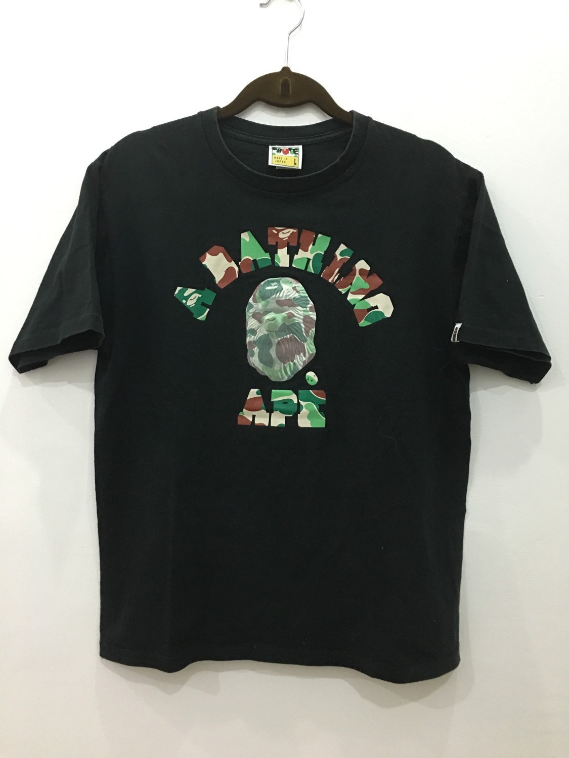 Vintage 90s Bape Bathing Ape Camo Shirt by A Bathing Ape Shirt