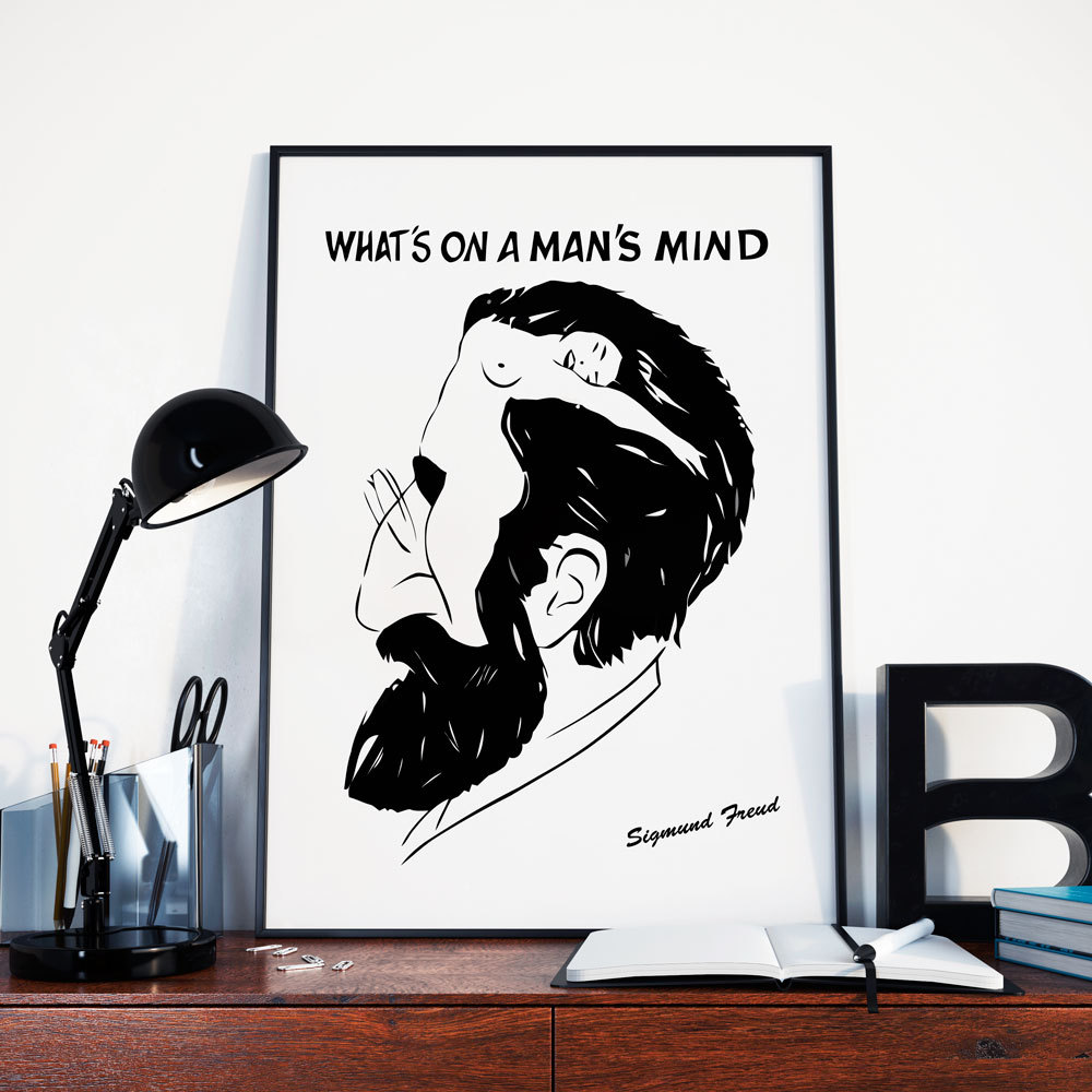 Sigmund Freud poster print