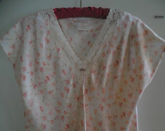 nightie pink negligee pink nightgown pink baby doll pink lingerie slip lingerie pink sexy lingerie small medium 32" 34"