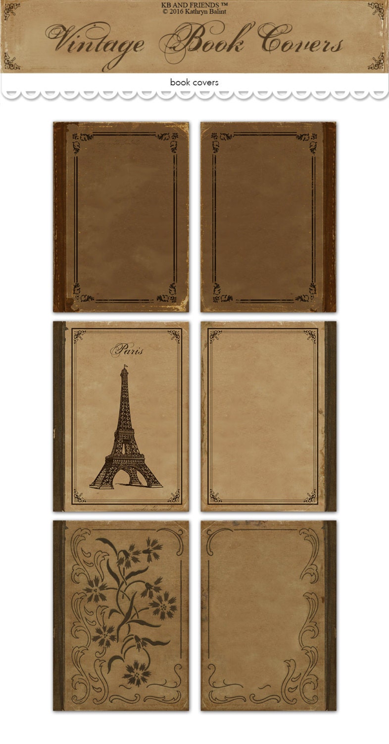 Printable Old Book Cover Printable World Holiday