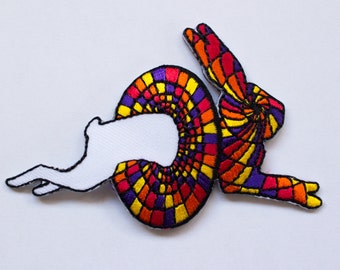 WHITE RABBIT PATCH!!! "Oneway to Wonderland" Alice Inspired Collectible!
